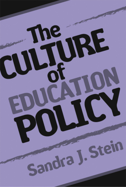 Cover image for book The Culture of Education Policy