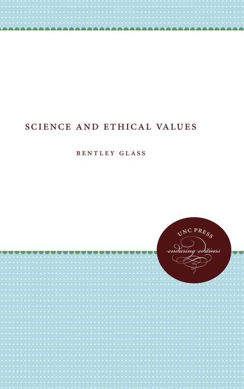 Cover image for book Science and Ethical Values
