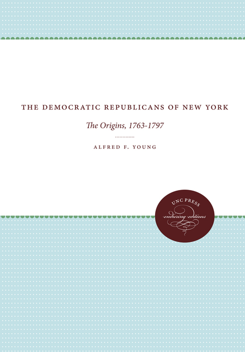 Cover image for book The Democratic Republicans of New York