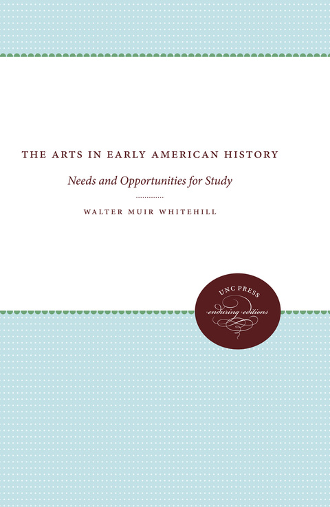 Cover image for book The Arts in Early American History
