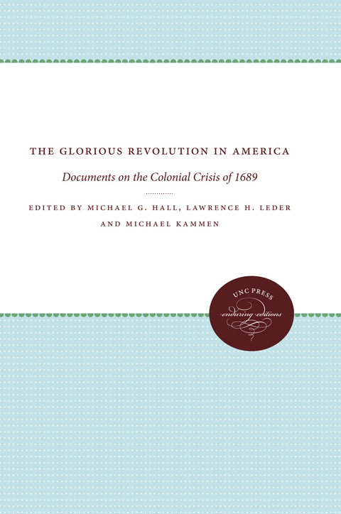 Cover image for book The Glorious Revolution in America