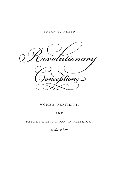 Cover image for book Revolutionary Conceptions