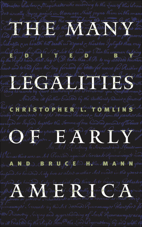 Cover image for book The Many Legalities of Early America