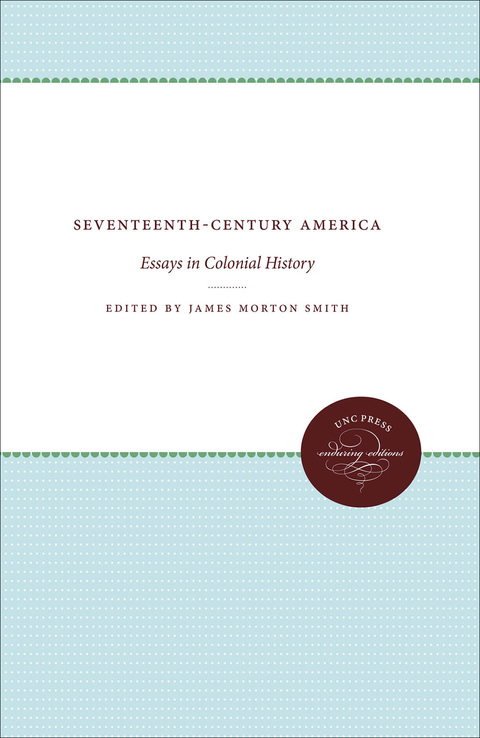 Cover image for book Seventeenth-Century America