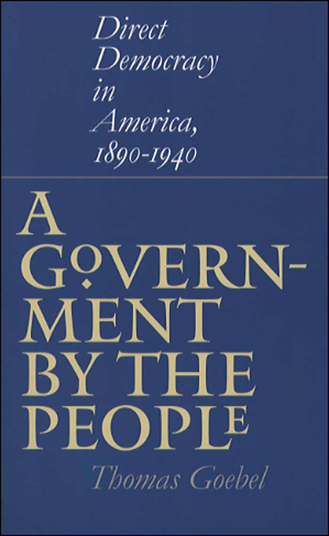 Cover image for book A Government by the People