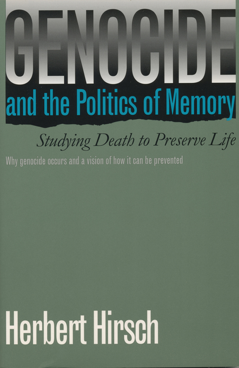 Cover image for book Genocide and the Politics of Memory