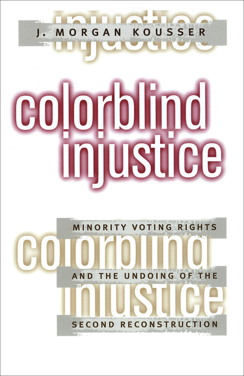 Cover image for book Colorblind Injustice