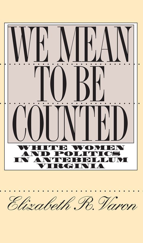 Cover image for book We Mean to Be Counted