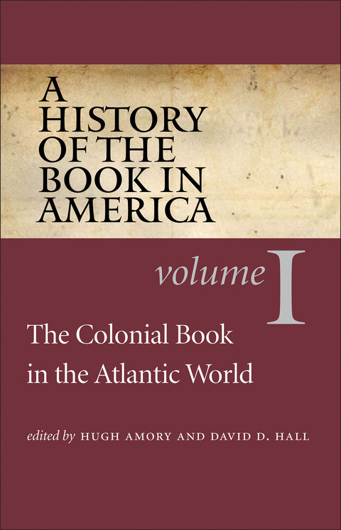 Cover image for book A History of the Book in America