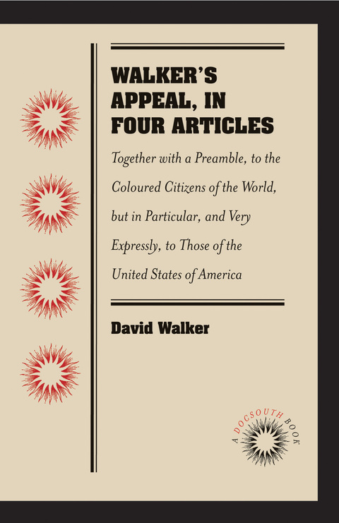 Cover image for book Walker's Appeal, in Four Articles