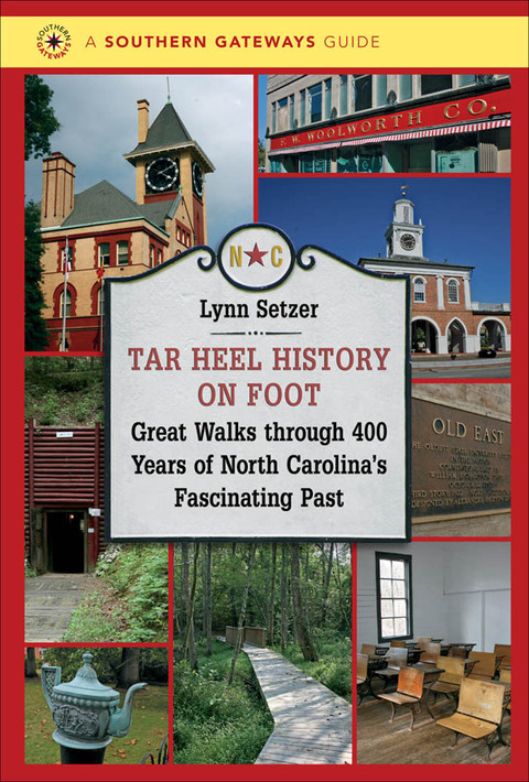 Cover image for book Tar Heel History on Foot