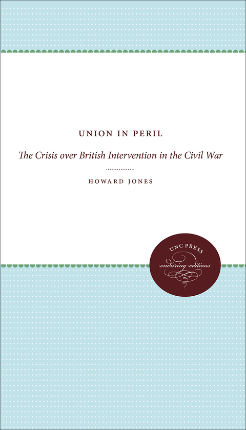 Cover image for book Union in Peril