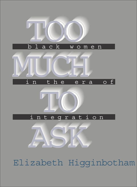 Cover image for book Too Much to Ask