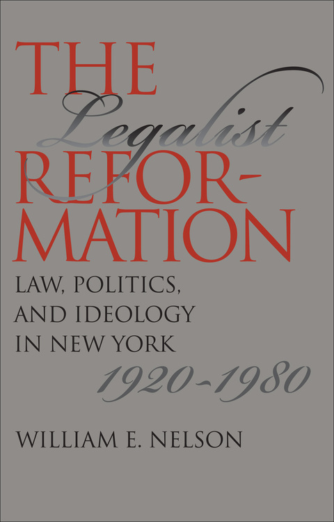 Cover image for book The Legalist Reformation