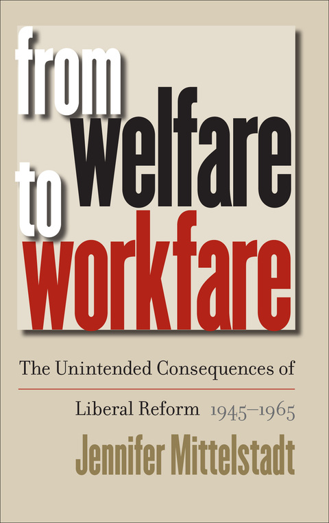 Cover image for book From Welfare to Workfare