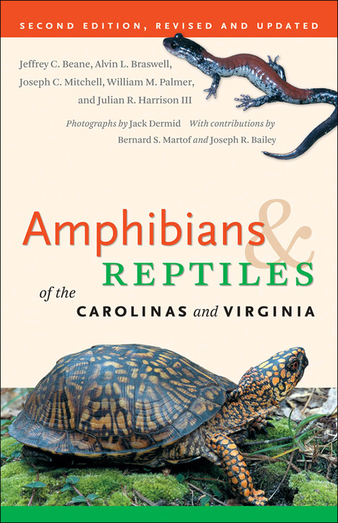Cover image for book Amphibians and Reptiles of the Carolinas and Virginia, 2nd Ed