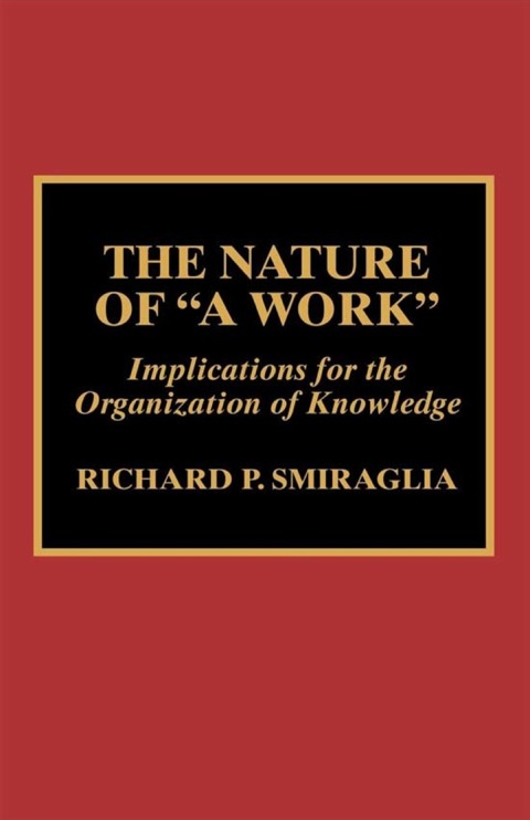 Cover image for book The Nature of 'A Work'
