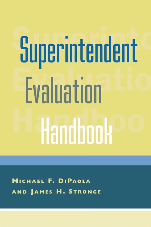 Cover image for book Superintendent Evaluation Handbook