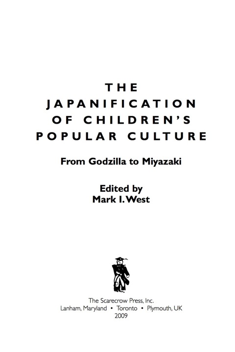 Cover image for book The Japanification of Children's Popular Culture