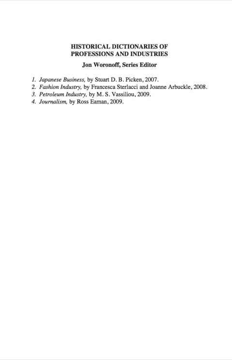 Cover image for book Historical Dictionary of the Petroleum Industry