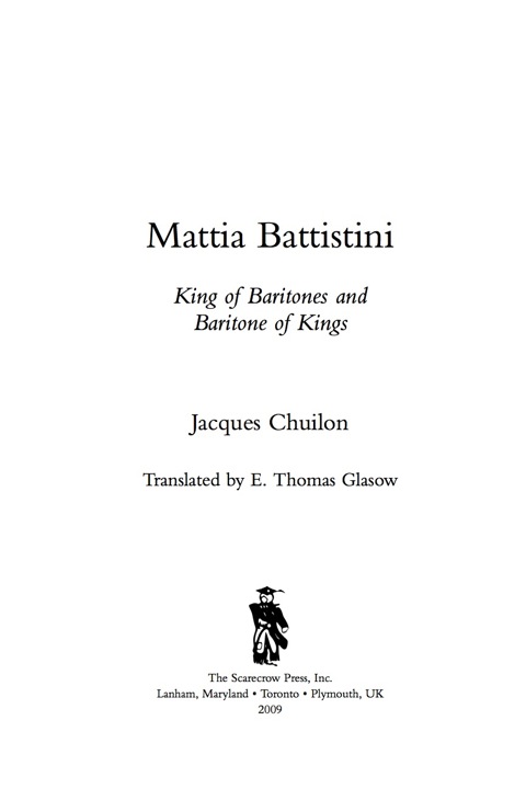 Cover image for book Mattia Battistini