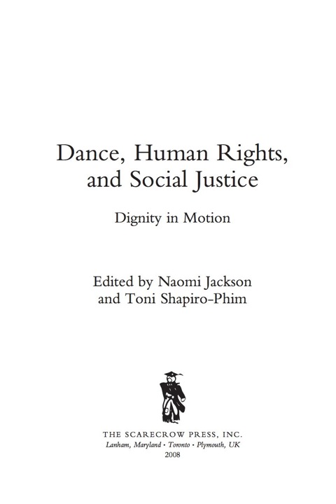 Cover image for book Dance, Human Rights, and Social Justice