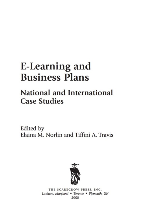 Cover image for book E-Learning and Business Plans