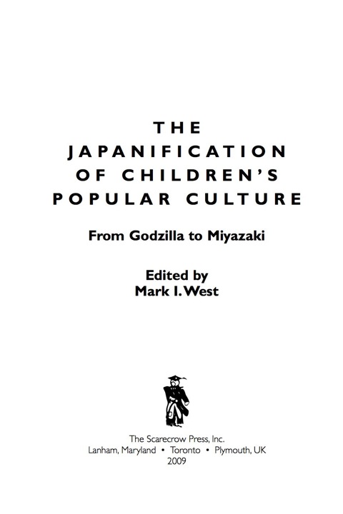 Cover image for book The Japanification of Children's Popular Culture