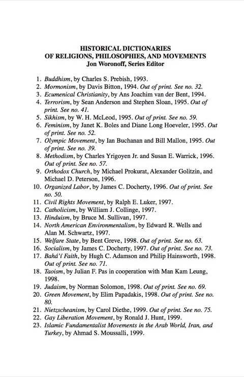 Cover image for book Historical Dictionary of Environmentalism