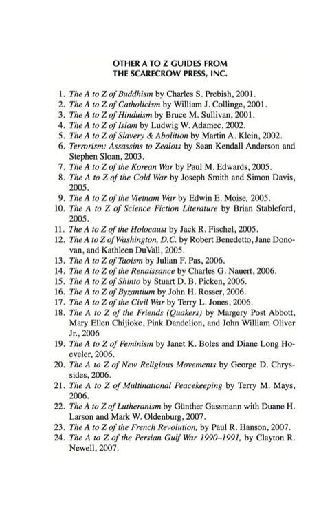 The A to Z from the Great War to the Great Depression 