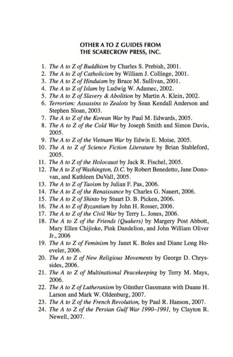 A to Z of Utopianism 
