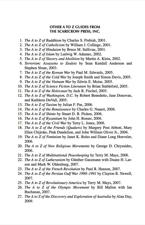 A to Z of Fantasy Literature 