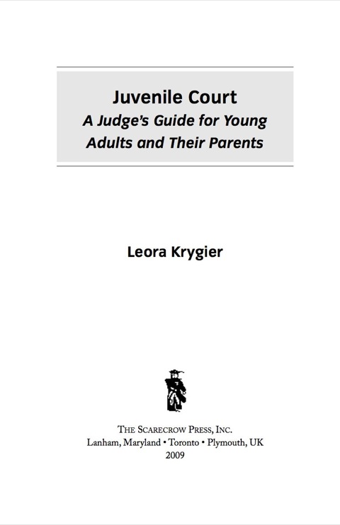 Cover image for book Juvenile Court
