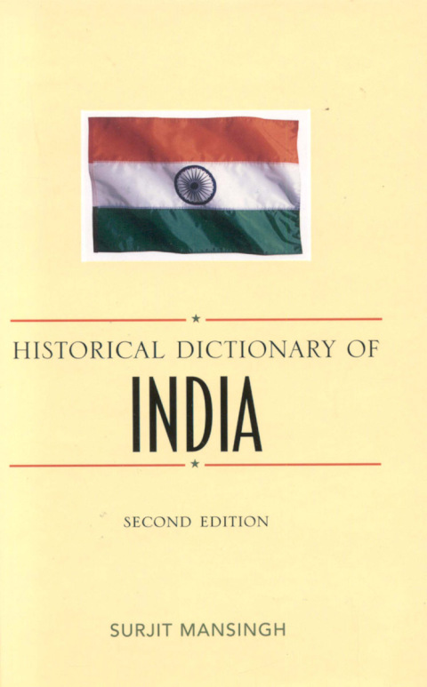 Cover image for book Historical Dictionary of India