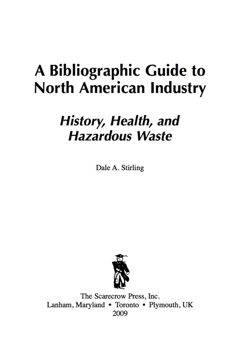 Cover image for book A Bibliographic Guide to North American Industry