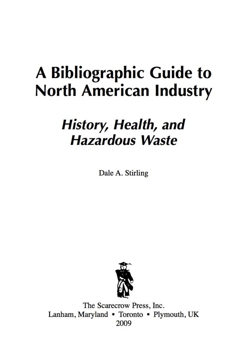 Cover image for book A Bibliographic Guide to North American Industry