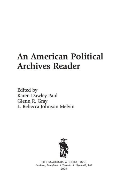 American Political Archives Reader 