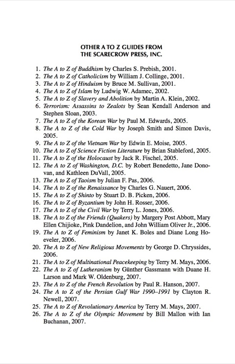 Cover image for book The A to Z of Sufism