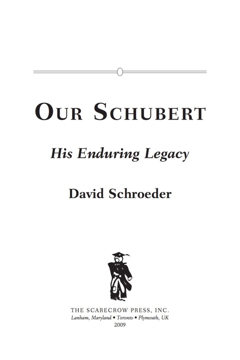Cover image for book Our Schubert