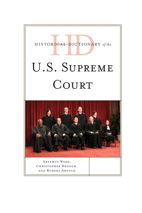 Cover image for book Historical Dictionary of the U.S. Supreme Court