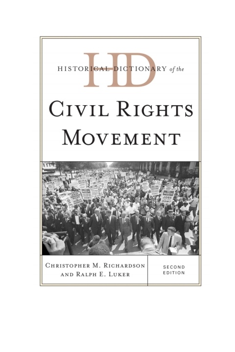 Cover image for book Historical Dictionary of the Civil Rights Movement