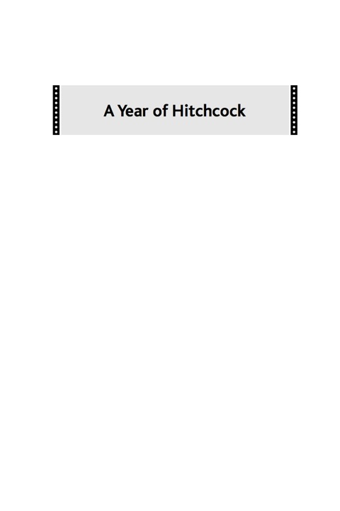 Cover image for book A Year of Hitchcock