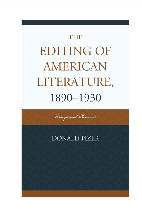 Editing of American Literature, 1890-1930 