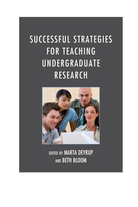 Cover image for book Successful Strategies for Teaching Undergraduate Research
