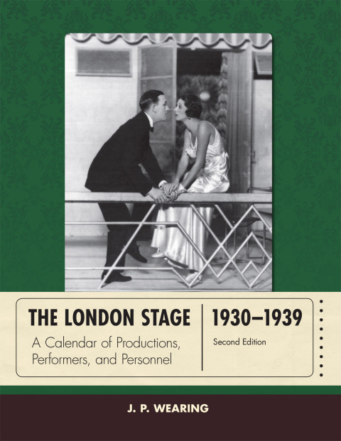 Cover image for book The London Stage 1930-1939