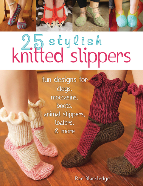 Cover image for book 25 Stylish Knitted Slippers
