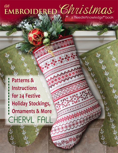 Cover image for book Embroidered Christmas