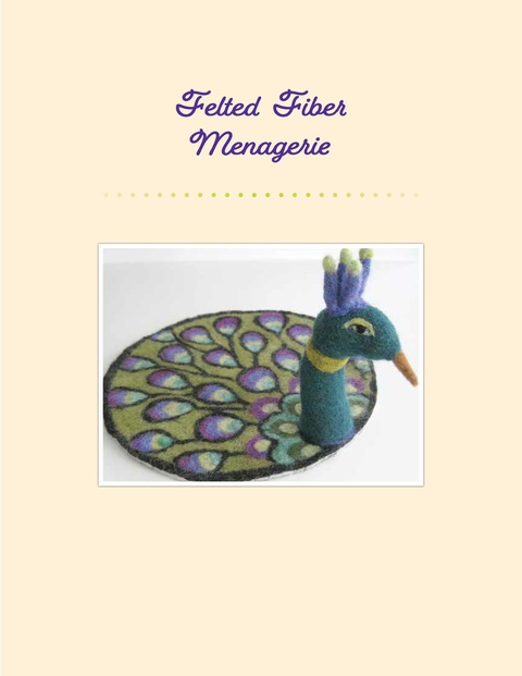 Cover image for book Felted Fiber Menagerie