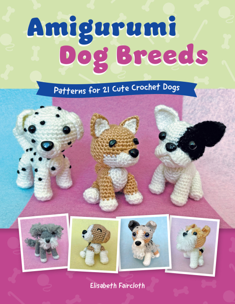 Cover image for book Amigurumi Dog Breeds