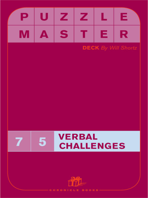 Cover image for book Puzzlemaster Deck: 75 Verbal Challenges
